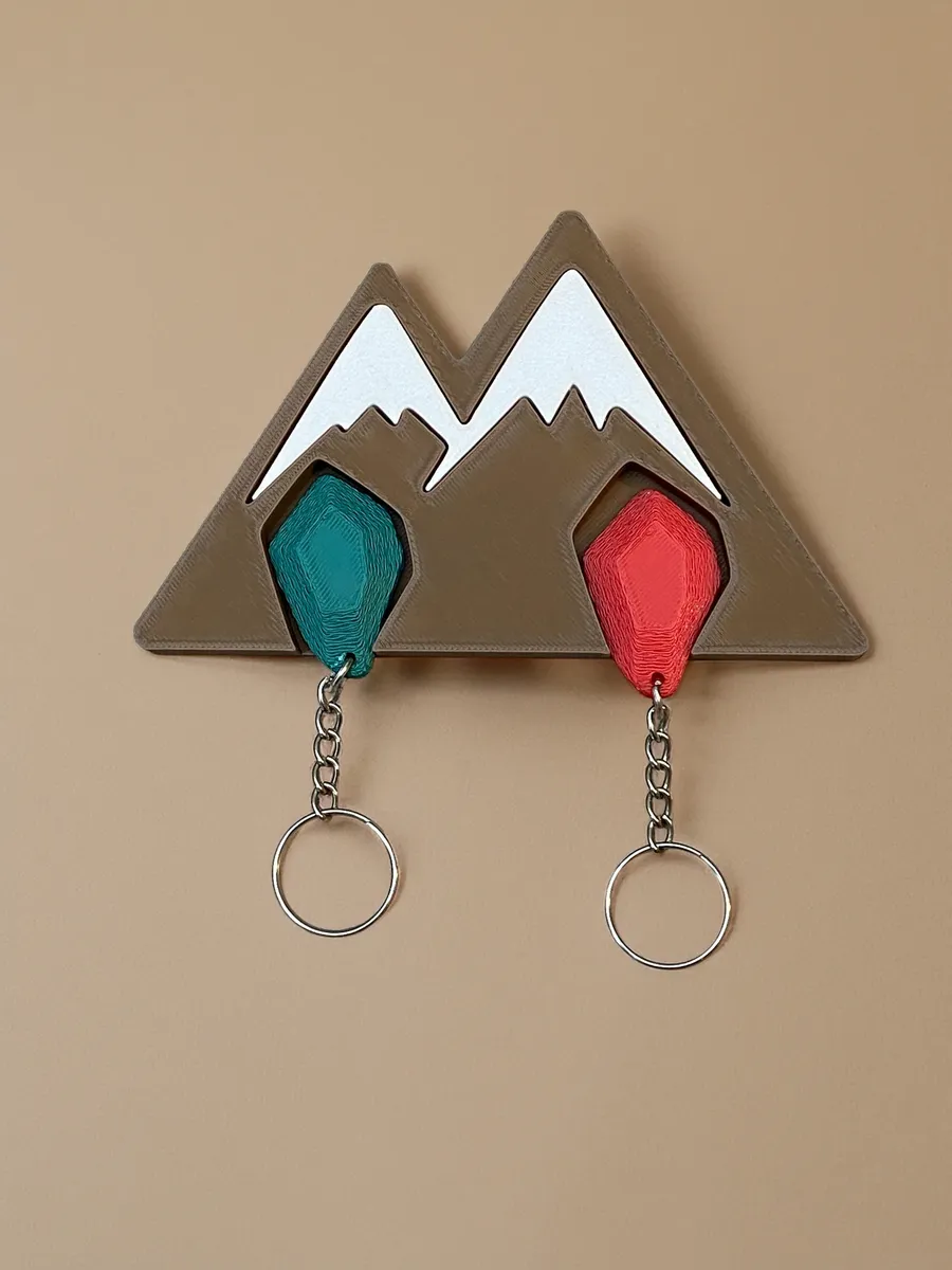 Llavero Porta Llaves Montaña Decoración Pared De Escalada
